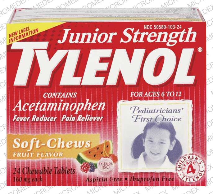 Tylenol junior strength