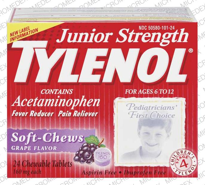 Tylenol junior strength